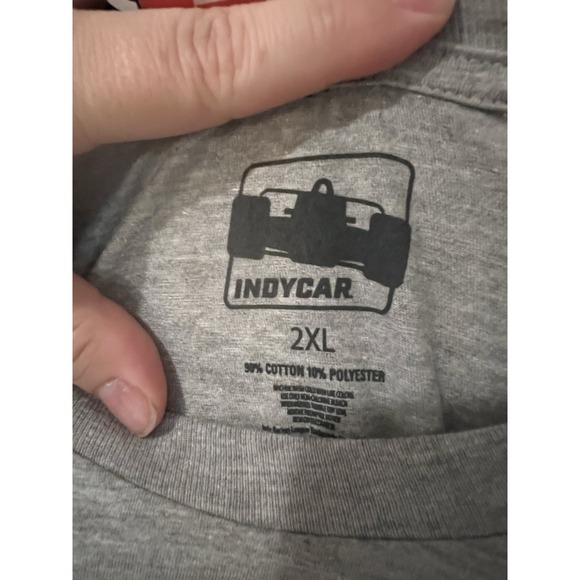 NWT Indycar Christian Lundgaard Car Graphic T Shirt Tee Short Sleeve‎ Size 2XL - Picture 4 of 5